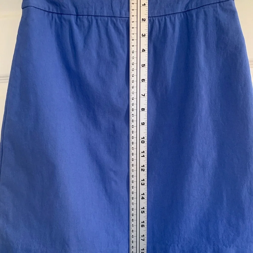 J.McLaughlin pencil stretch skirt, scallop waist, scallop hem